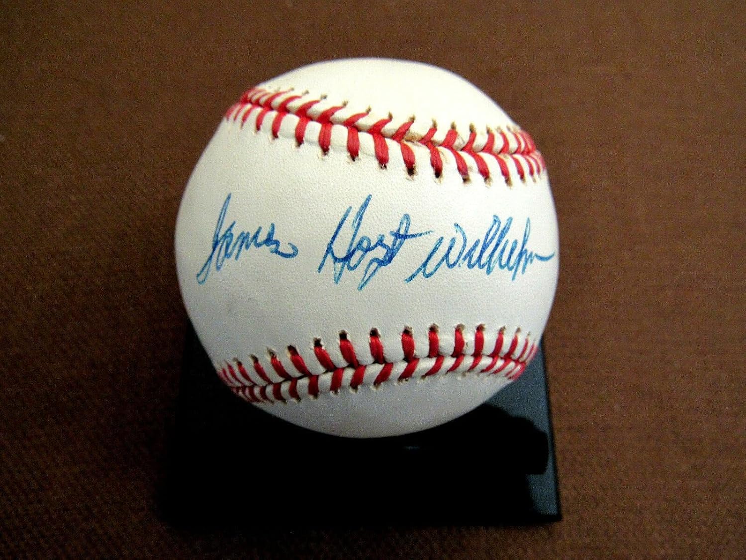 Hoyt Wilhelm James Giants Orioles Sox Hof Signed Auto Vtg Oal Baseball Jsa - Autographed Baseballs