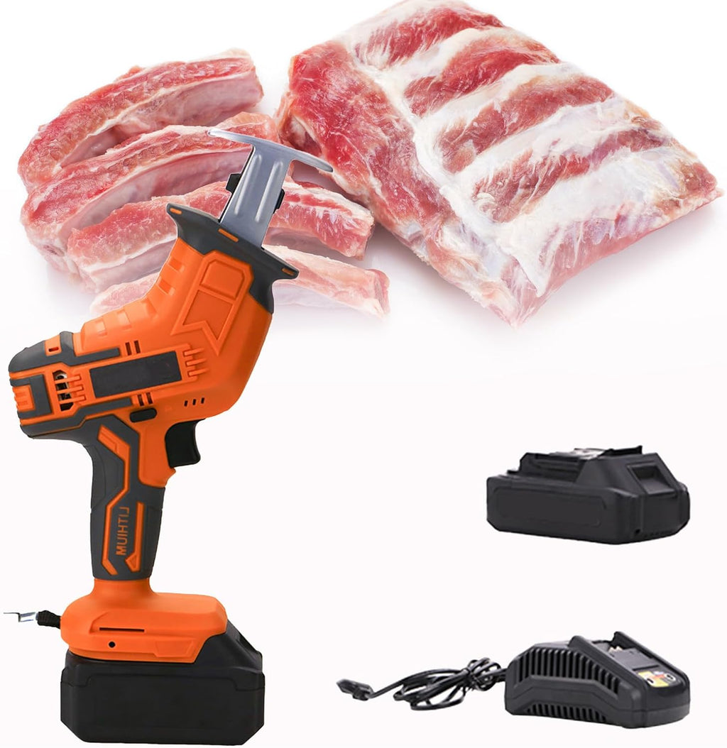 electric reciprocating Multifunctional bone saw Bone Saw Cordless Portable Reciprocating Saw for Commercial Meat Bones Pork Cutting electric bone saw,C