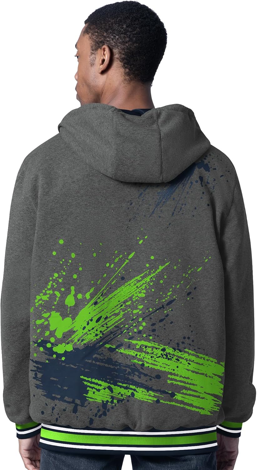 G-III Sports Men's NFL Dual Threat Reversable Full-Zip Hooded Jacket