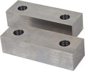 Machinable Metal Vise Jaws for Bench Vise 6 inch, 1.5'T x 2'W x 6'L, 1018 Carbon Steel, Set of 2