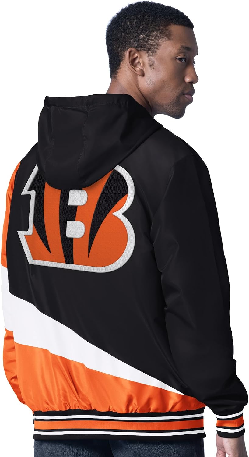 G-III Sports Men's NFL Dual Threat Reversable Full-Zip Hooded Jacket
