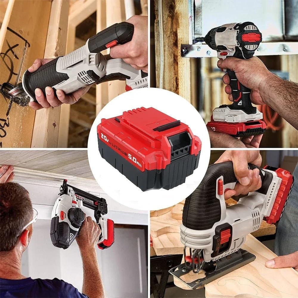 20V Replacement Lithium-Ion Battery Compatible with Dewalt PCC682L PCC680L PCC692l Cordless Electric Screwdriver Drill Saw Nail Gun Tool Packs(4PCS 5.0Ah)