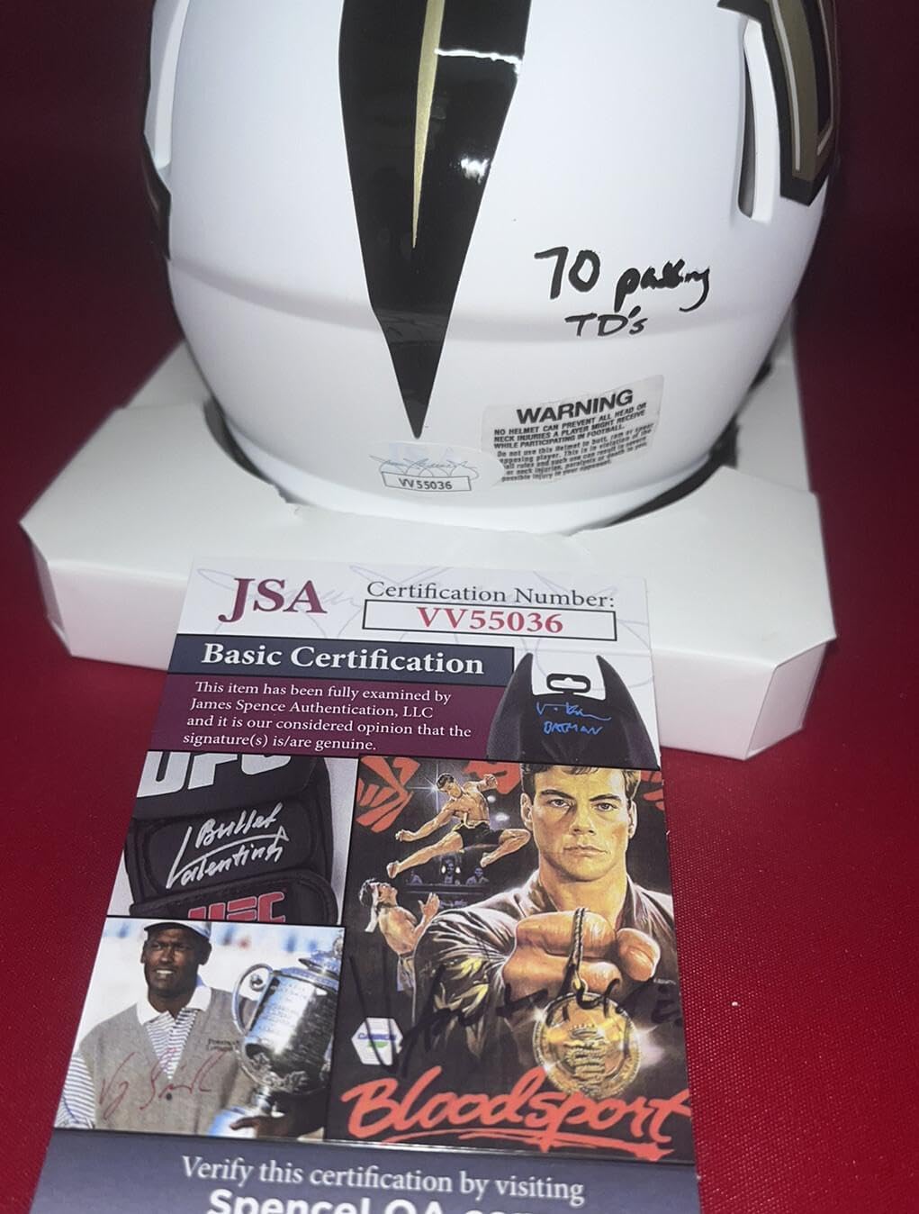 Dillon Gabriel Signed Ucf Knights Mini Helmet Jsa Central Florida Stat Helmet - Autographed College Helmets