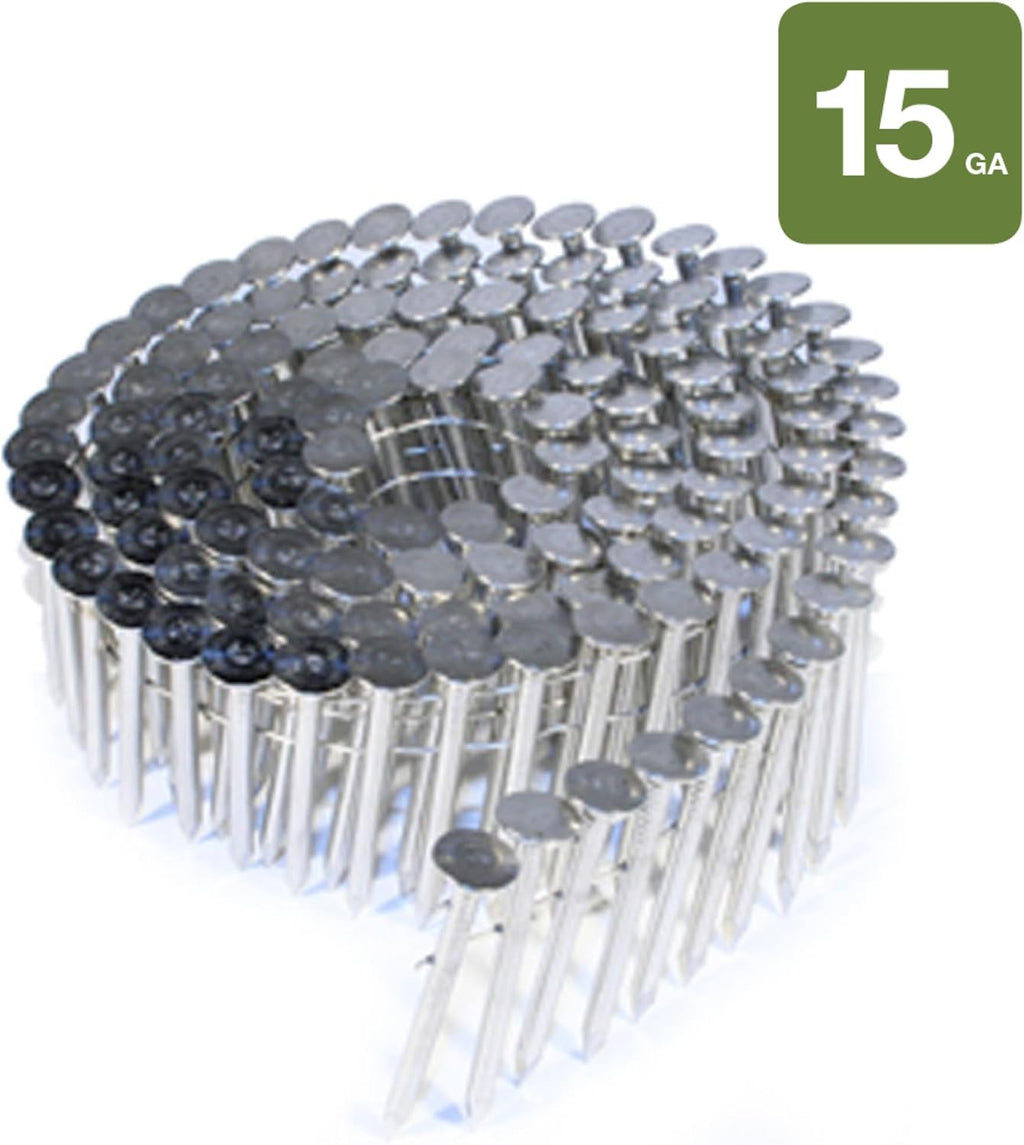 Metabo HPT Siding Nails, 3' x .113, Fiber Cement Nails, Hot Dipped Galvanized, Plastic Sheet, Coil, SM, 4800 Count (13391HPT)