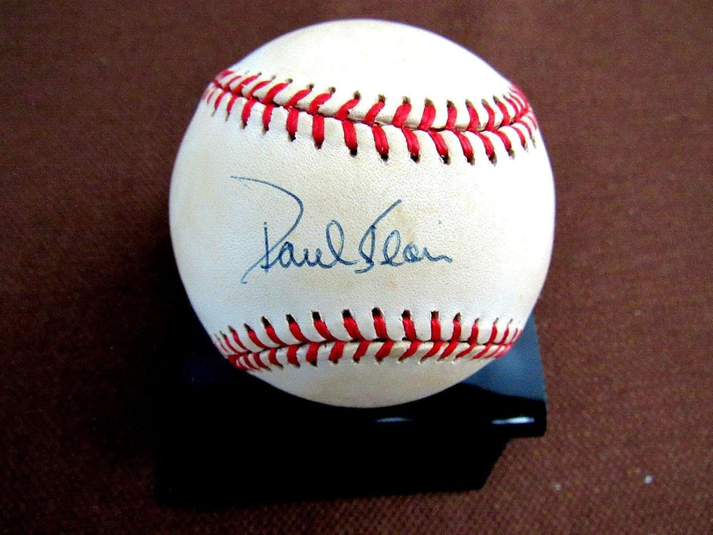 Paul Blair 2 X Wsc Balt Orioles Ny Yankees Signed Auto Vintage Oal Baseball Jsa - Autographed Baseballs
