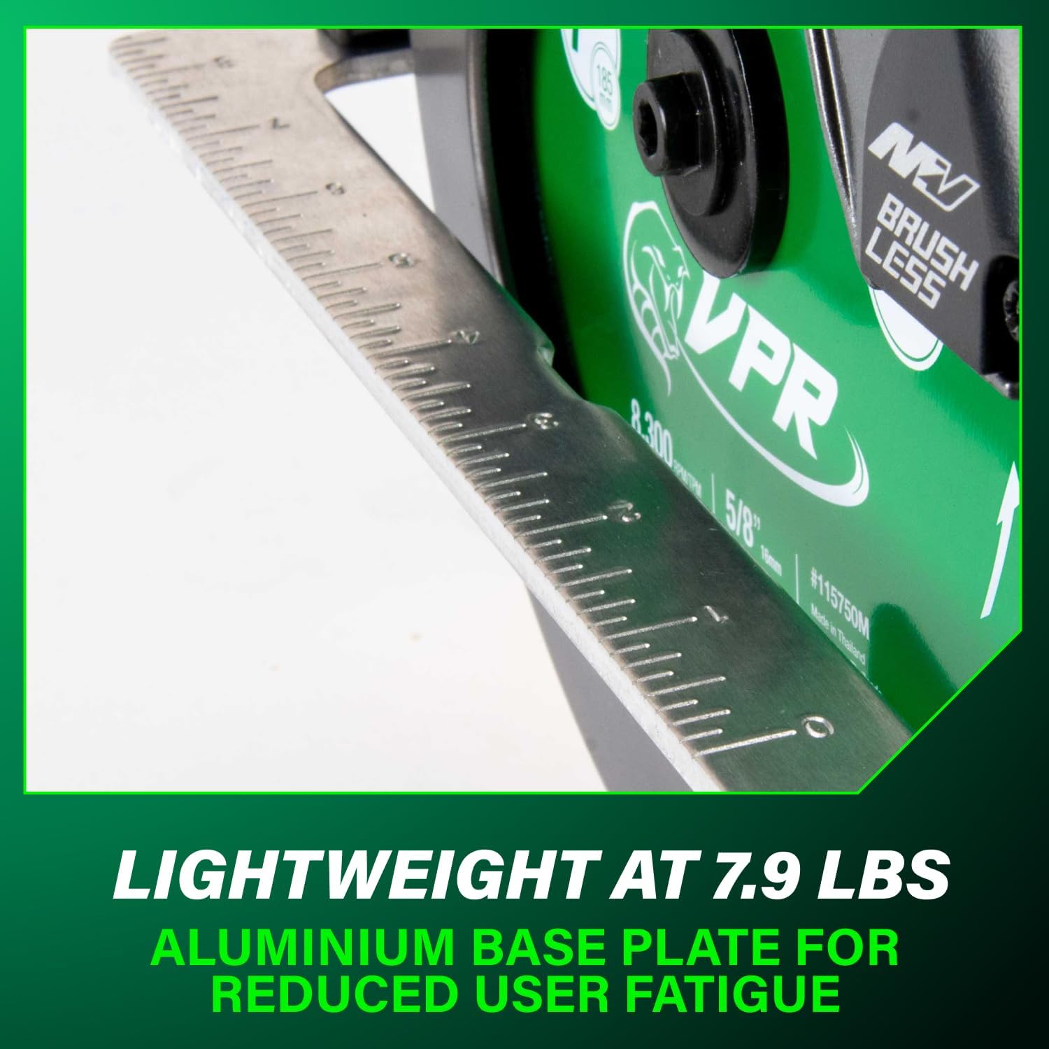 Metabo HPT 36V MultiVolt 7-1/4' Circular Saw, Torque Boost Technology, High Power and Torque, Visible Cutting Depth Indicator, Lightweight Aluminum Base Plate, Tool Body Only, C3607DBQ4