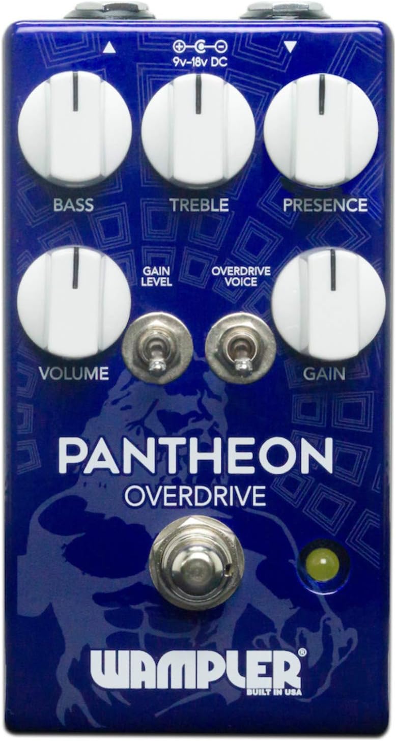 Wampler Pantheon Overdrive Guitar Effects Pedal