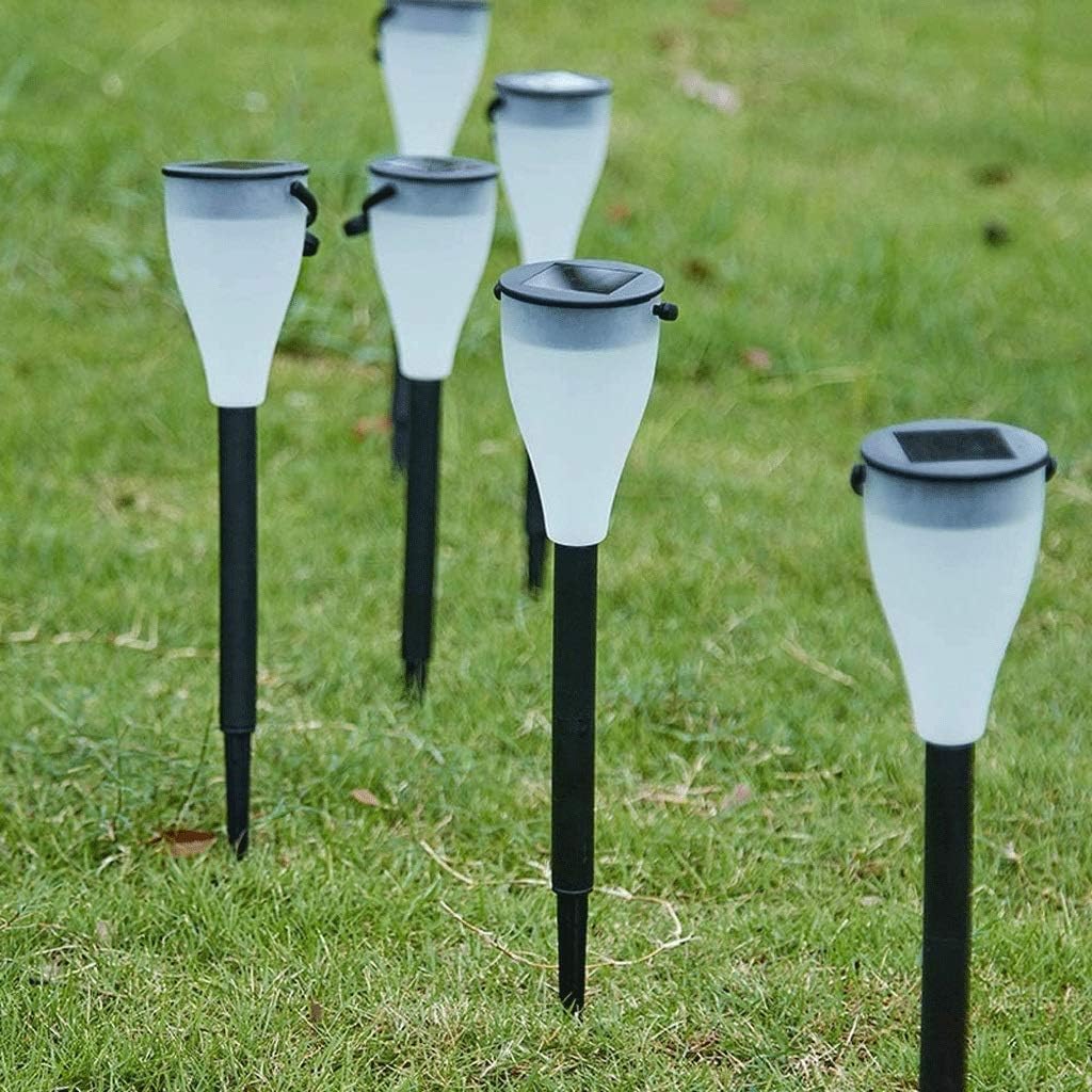 Led Seven-Colors Dimming Outdoor Waterproof Solar Post Lights,Solar Powered Lights of LED Outdoor Stake Spotlight Fixture for Gardens