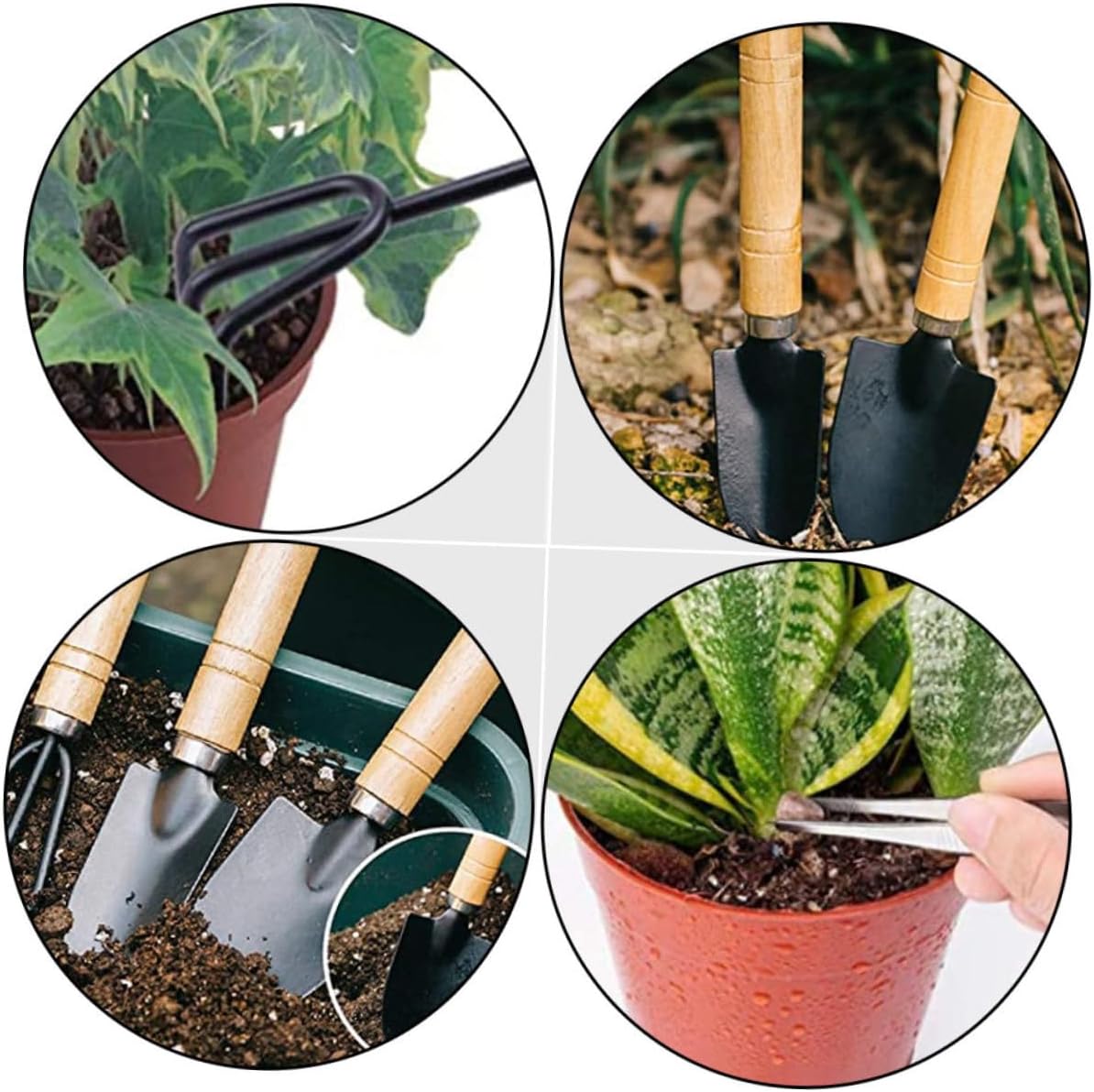 Happyyami 70 Pcs Planting Flower Arrangement Tool Garden Tools Kit Gardening Supplies Bonsai Planting Tool Mini Garden Tool Set Plant Kit Kids Suit Mini Potted Tools Kit Garden Hand Spade