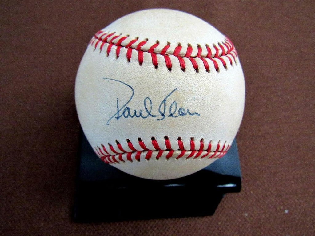 Paul Blair 2 X Wsc Balt Orioles Ny Yankees Signed Auto Vintage Oal Baseball Jsa - Autographed Baseballs