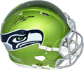 Kenneth Walker Iii Signed Seattle Seahawks Flash Authentic Speed Helmet Beckett - Autographed College Helmets