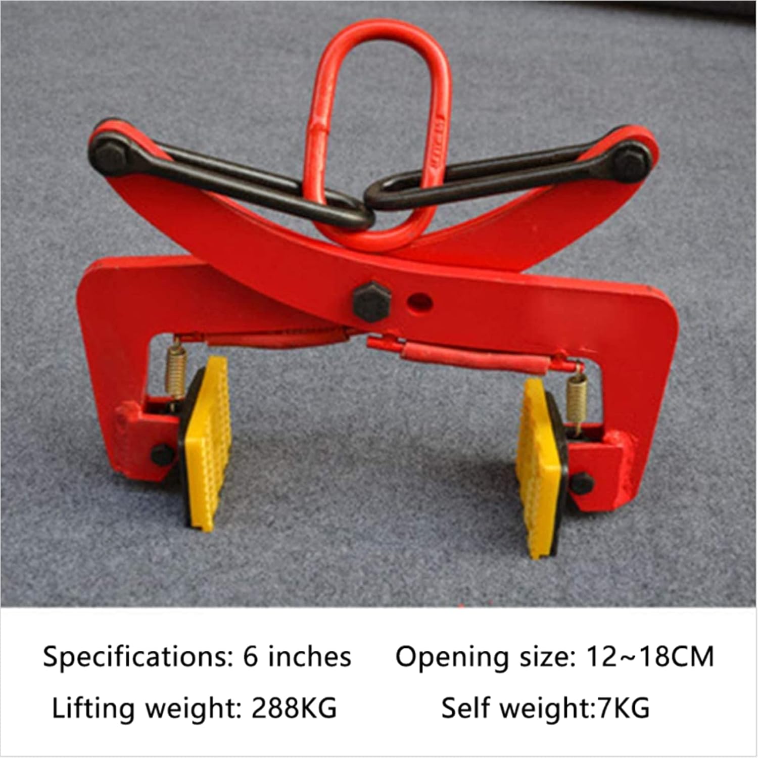 Lifting Clamps,Lifting Clamp Jaw Opening 4 Inch Vertical Plate Clamp for Lifting and Transporting Steel Plates and Structures(A2)