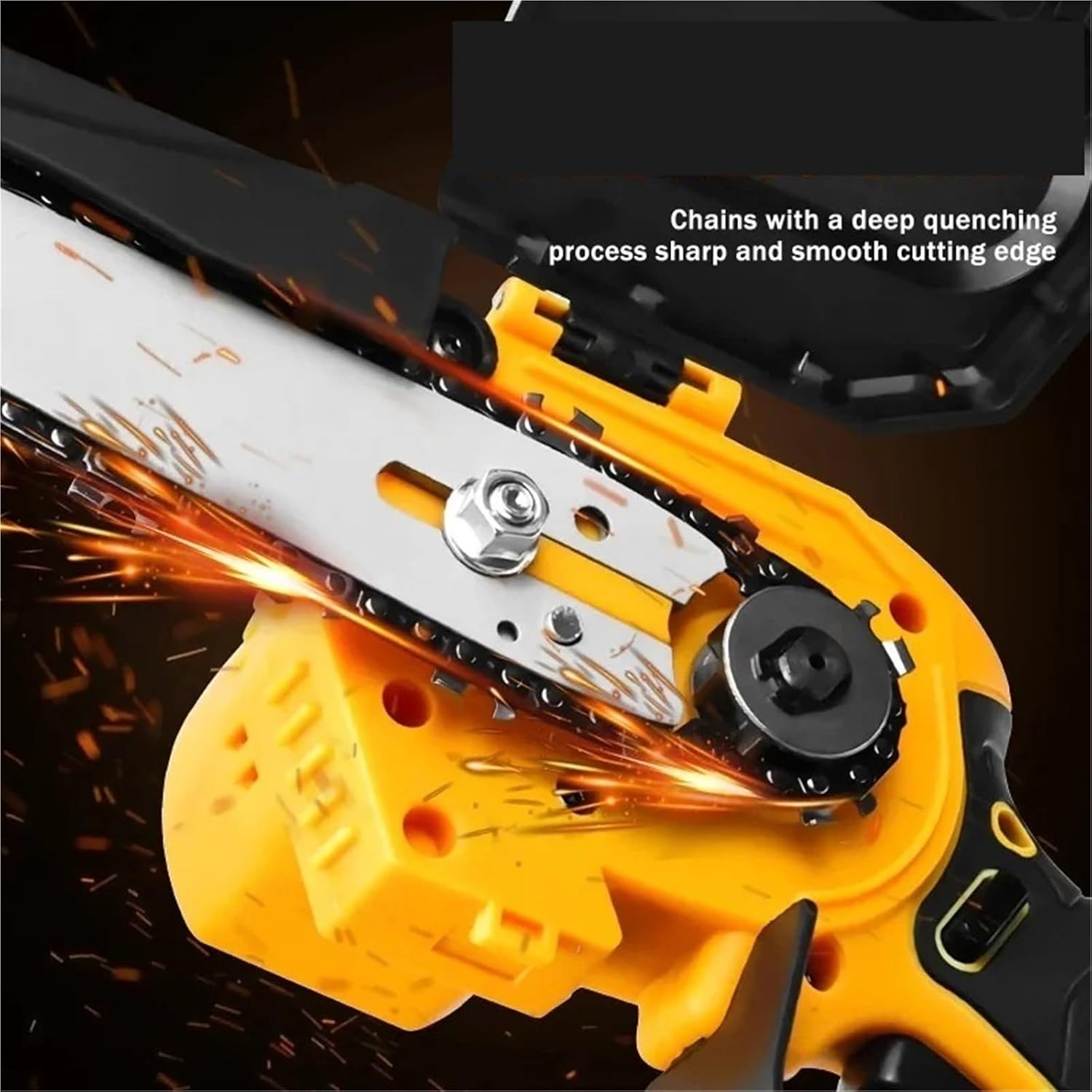 Reciprocating Saw, 8 Inch Brushless Chainsaw Cordless Electric Woodworking Cutter Pruning Logging Power Tools