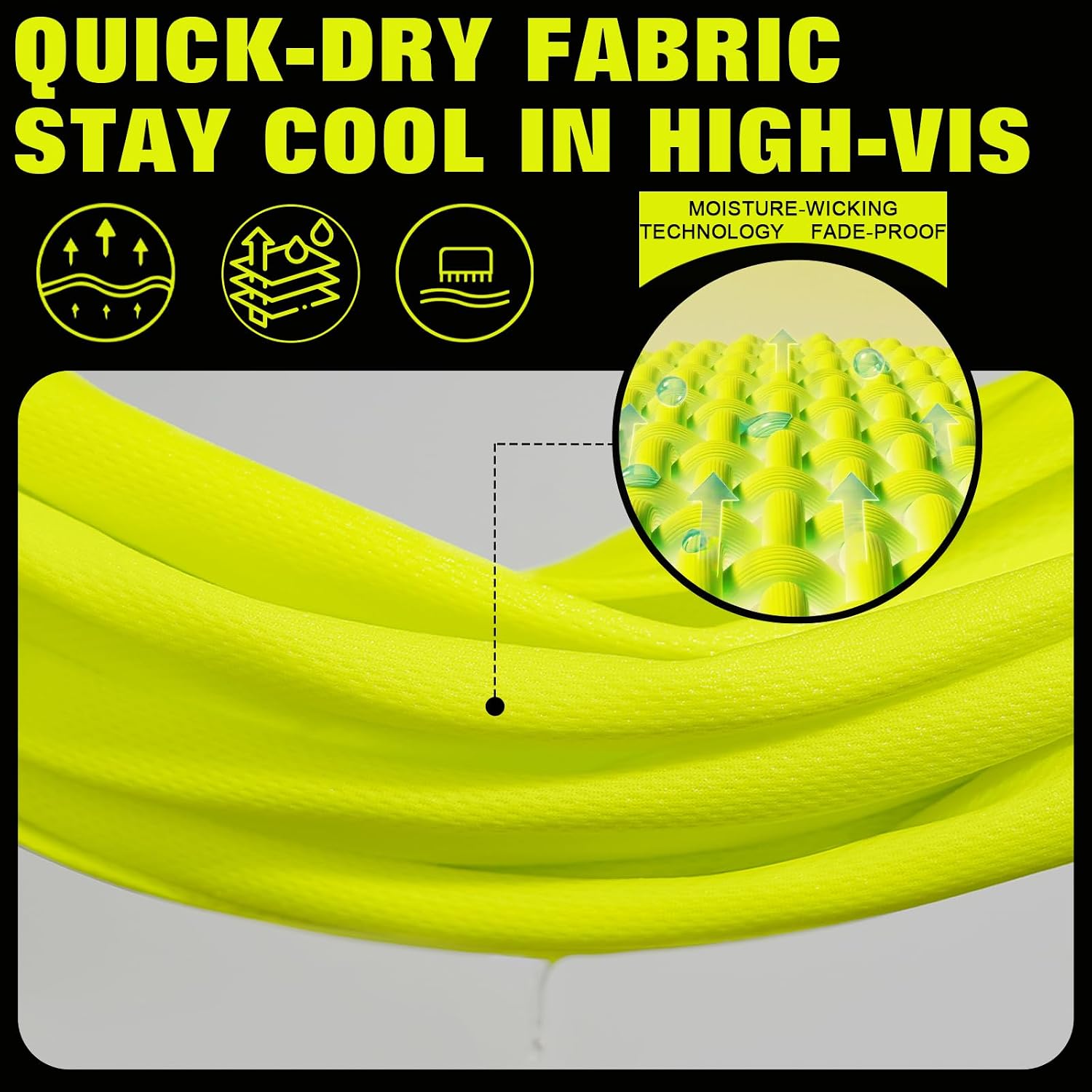 BeautyWill Custom Logo High Visibility Safety Shirts ANSI Class 3 Standard Personalized Reflective Shirts