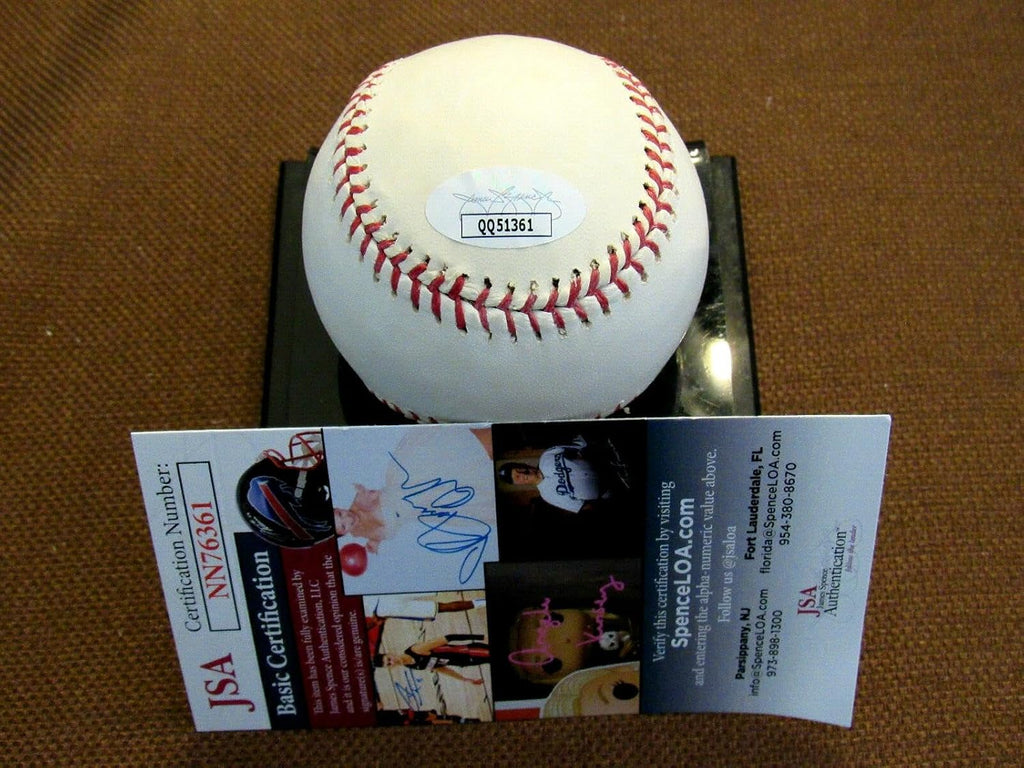 Curt Belfary Best Wishes Wsc Roy Orioles Yankees Signed Auto Vtg Baseball Jsa - Autographed Baseballs