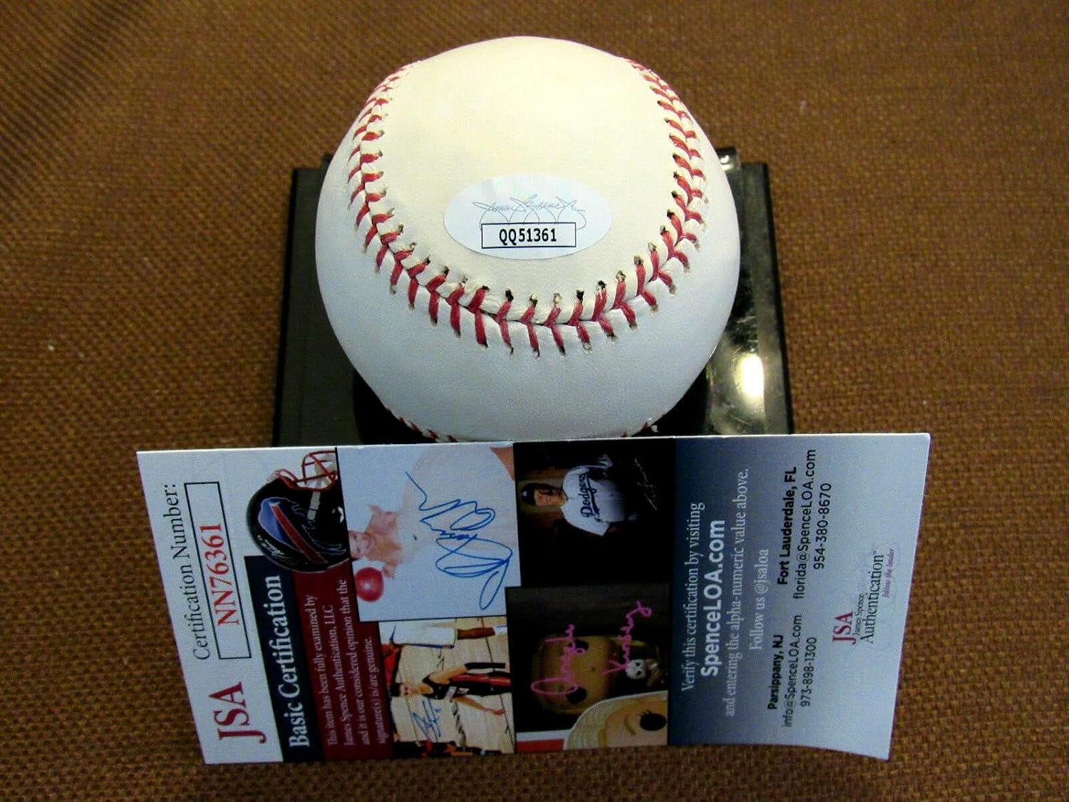 Curt Belfary Best Wishes Wsc Roy Orioles Yankees Signed Auto Vtg Baseball Jsa - Autographed Baseballs