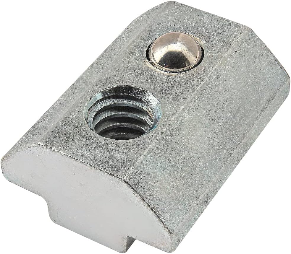 13054, 15 40 Series 1/4-20 Self Aligning Slide in T-Nut Ball Spring (100 Pack)