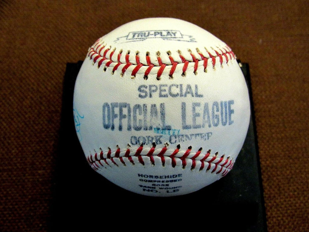 Curt Belfary Best Wishes Wsc Roy Orioles Yankees Signed Auto Vtg Baseball Jsa - Autographed Baseballs