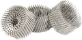 kimllier 3600 Count Coil Siding Nail Full Round Head Wire Collated Coil 15-Degree 2-1/2 Inch x .090-Inch Ring Shank 304 Stainless Steel Coil Roofing Nails