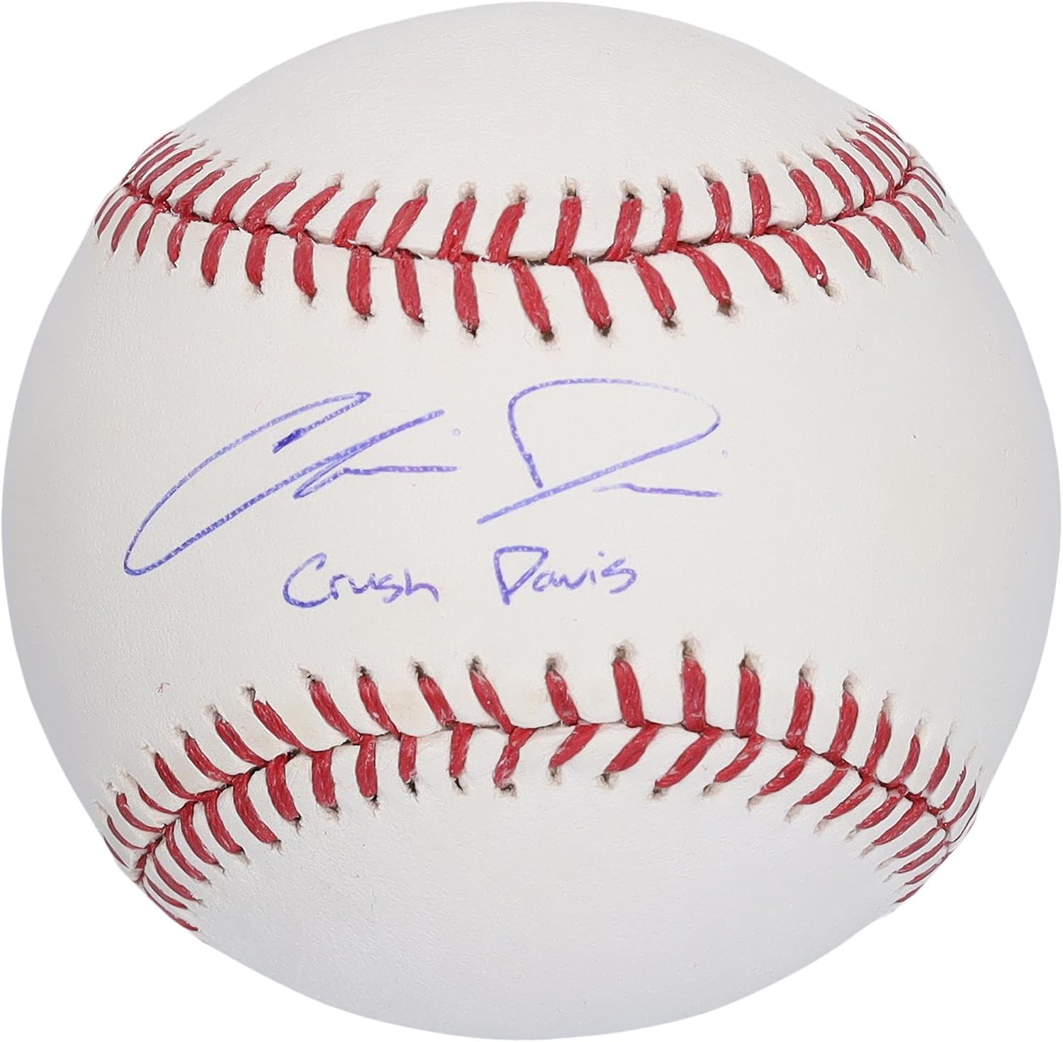 Chris Davis Baltimore Orioles Autographed Baseball with Crush Davis Inscription - Autographed Baseballs