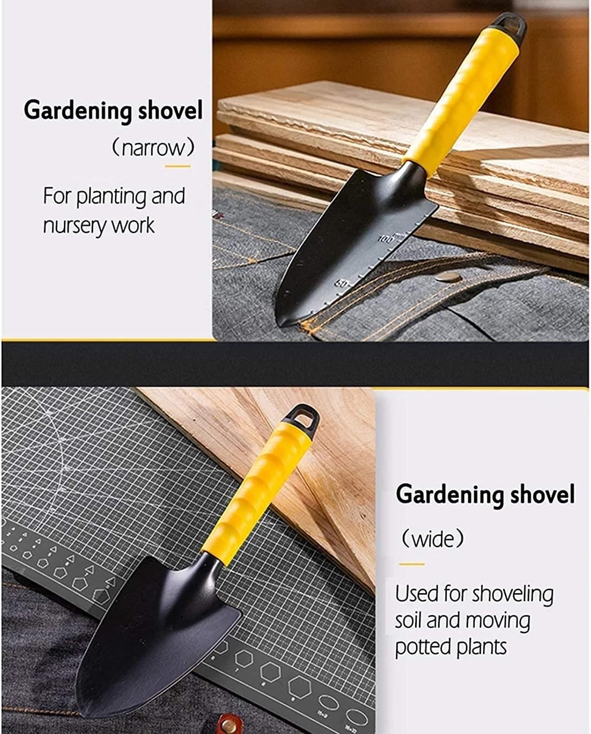 Garden Tool Set, 4 Piece Garden Tools, Garden Kit Heavy Duty Gardening Tool, Outdoor Gardening Hand Tools with Ergonomic Handle Gardening Gifts for Women Men