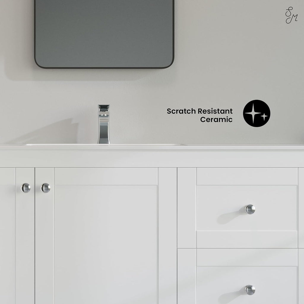 48' Ceramic Vanity Sink Top