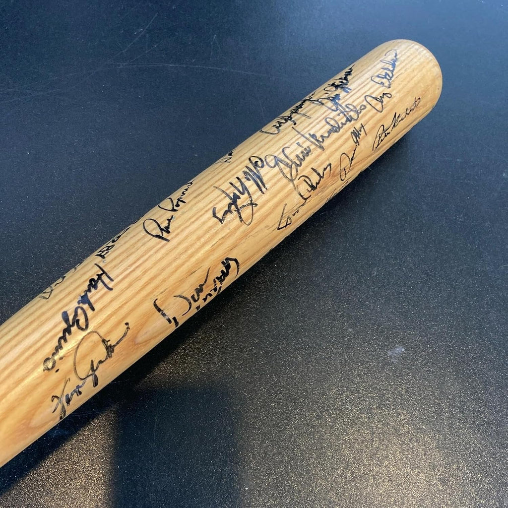 Rare 1969 Chicago Cubs & Baltimore Orioles Team Signed Baseball Bat With JSA COA - Autographed MLB Bats