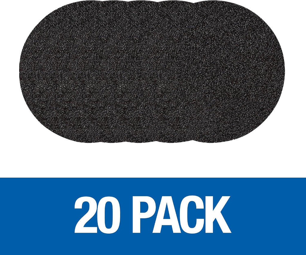 Mercer Industries 463120-16' Silicon Carbide Floor Sanding PSA Discs, Grit 120 (20 pack)