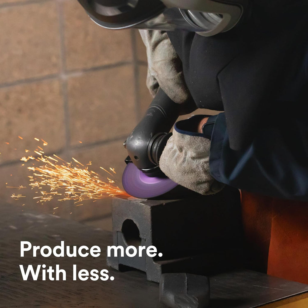 3M Cubitron 3 Cut and Grind Wheel, 90021, 36+, T27, 7 in x 5/32 in x 7/8 in, Pack of 10, ANSI, Longer Life, Faster Cut, Back-Gouging, Fillet Weld Removal, Cutting, Grinding