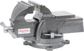 KAKA INDUSTRIAL Bench Vises 5 Inch Jaw Width, 5.1 Inch Jaw Opening Homeowner's Vise, Swivel Base Heavy Duty, for Drilling, Pipe Cutting, Woodworking HPS-125