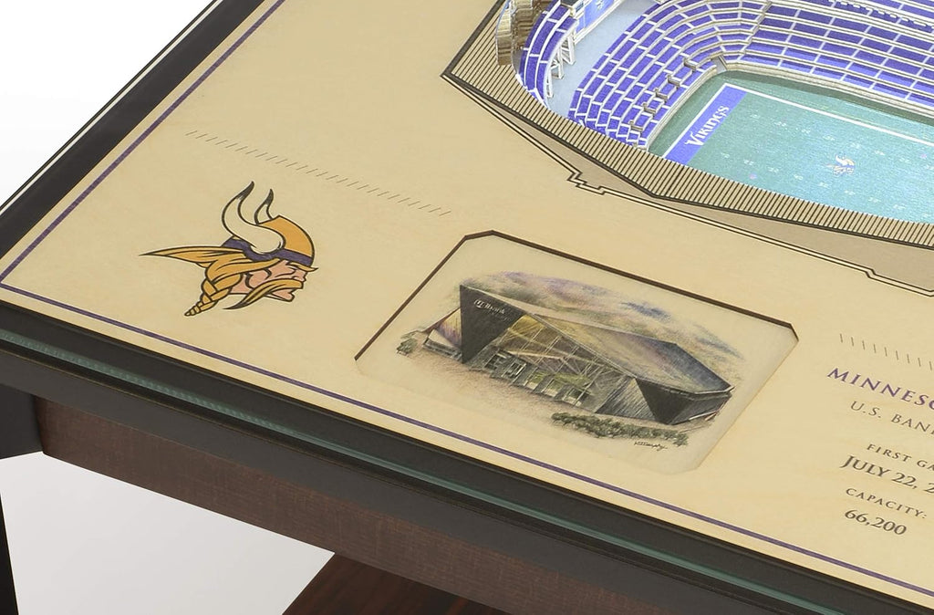 YouTheFan NFL 25-Layer StadiumViews Lighted End Table