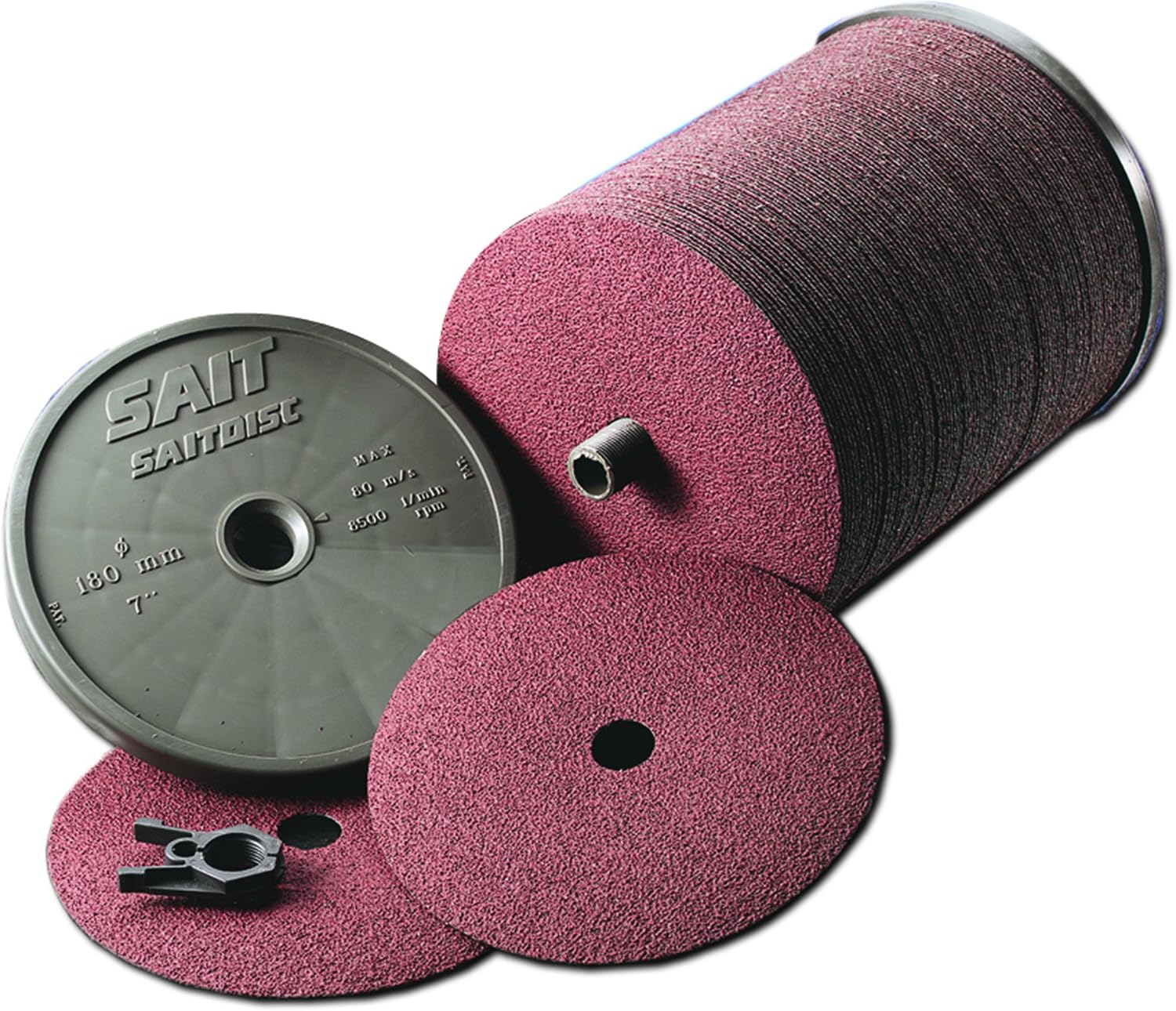 United Abrasives-SAIT 52560 Economical Aluminum Oxide Fiber Disc, 5 X 7/8, 60 Grit, 100 Per Box