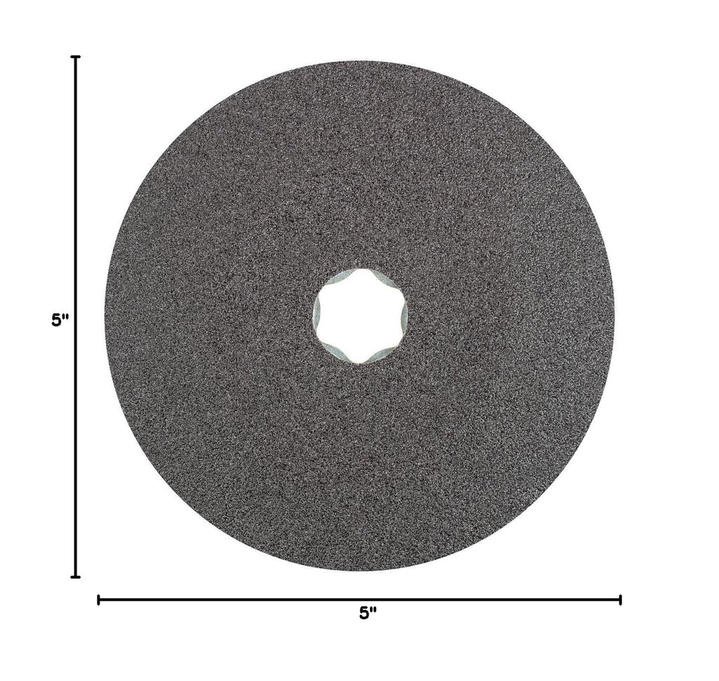 PFERD 40029 Combiclick Fibre Disc, Silicon Carbide Sic, 5' Diameter, 12200 RPM, 60 Grit (Pack of 25)