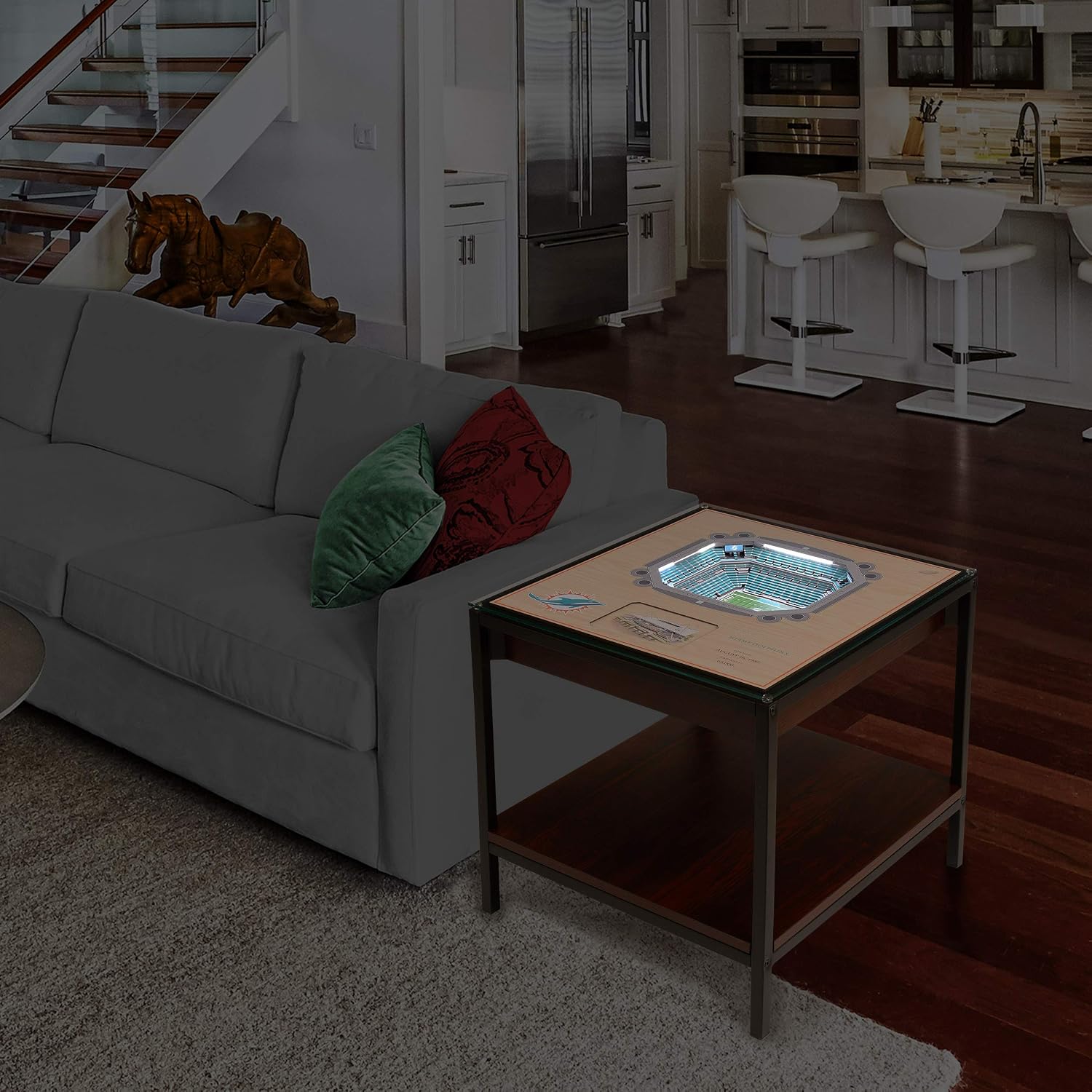 YouTheFan NFL 25-Layer StadiumViews Lighted End Table