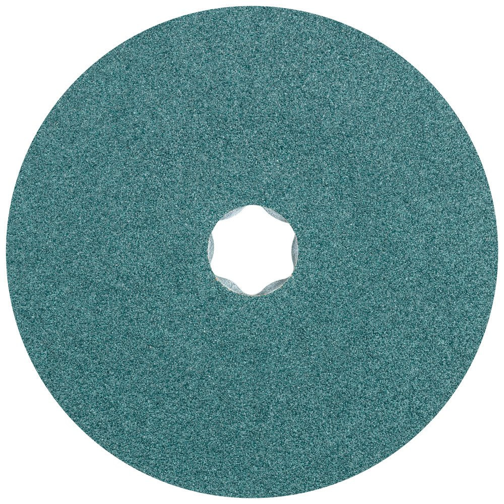 PFERD 40140 Combiclick Fibre Disc, Zirconia Alumina Z Type, 5' Diameter, 12200 RPM, 60 Grit (Pack of 25)