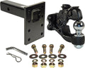 Combination Pintle Hook w/ 2-5/16' Ball, Mounting Plate and Hardware - Made in U.S.A.