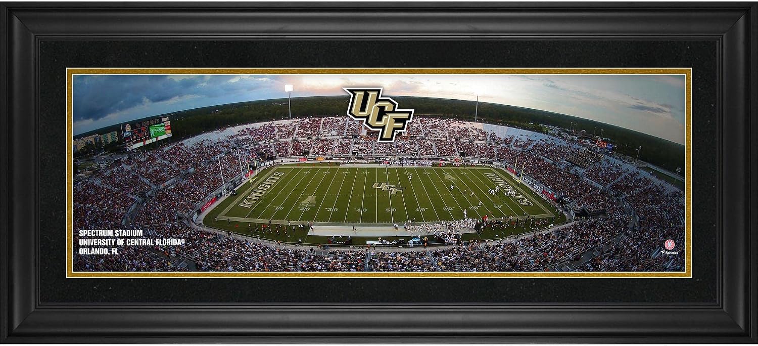 UCF Knights Framed 10' x 30' Spectrum Stadium Panoramic Photograph - College Team Plaques and Collages