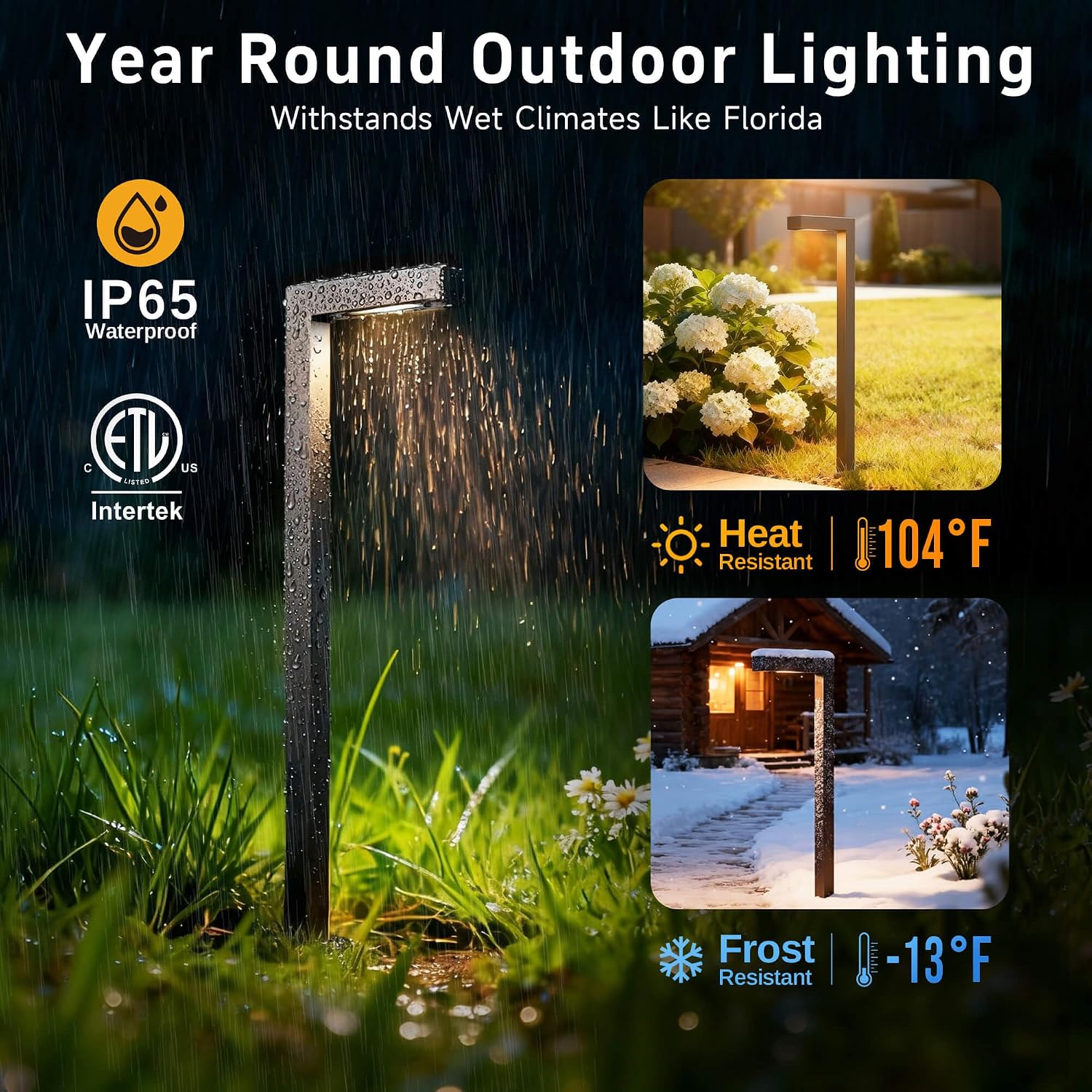 Gardenreet Low Voltage Pathway Lights Brass, LED Landscape Path Lights, Yard Lights Outdoor Waterproof IP65, 12V Wired L Shape Bronze for Garden Walkway Without G4 Bulb 4 Pack