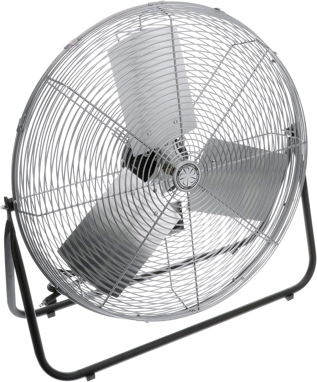 TPI Corporation F24-TE 24' Heavy Duty Floor Fan — 3 Speed Industrial Workstation Shop Fan — Commercial Grade Air Circulation Fan — 120v Single Phase