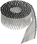 Simpson Strong-Tie T13A200SNJB 15 Wire Coil, Painted, Full Round Head, Ring-Shank Nail 2 in. x .092 in. Type 316, Black (1800-Qty)