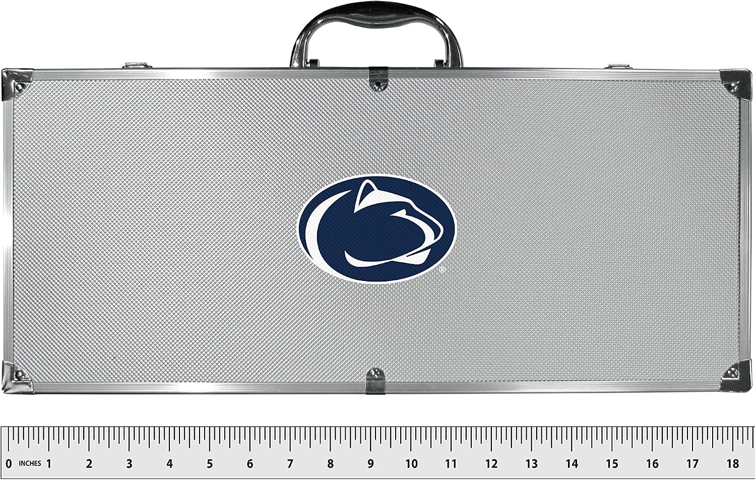 NCAA Siskiyou Sports Fan Shop Penn State Nittany Lions Steel Tailgater BBQ Set w/Case 8 piece Gray