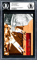 Cal Ripken Jr. Autographed 1996 Pinnacle Aficionado Card #18 Baltimore Orioles Beckett BAS #10989410 - Baseball Slabbed Autographed Cards