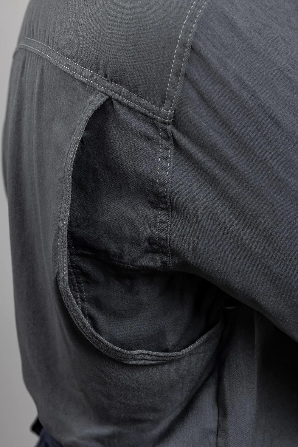 DRIFIRE Tall Size FR Vented Work Shirt, Grey, 3X-Large Tall