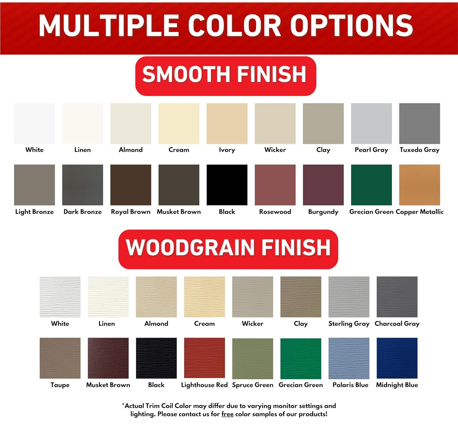 Eagle 1 Aluminum/Vinyl Siding Coil (Multiple Sizes) Each Roll Includes Free 1.25' Matching Stainless Steel Trim Nails - Fascia Cover- Aluminum Flashing Roll (18' x 50 FT, Black)