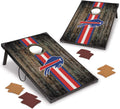 Wild Sports NFL 2' x 3' MDF Deluxe Cornhole Set - with Corners and Aprons