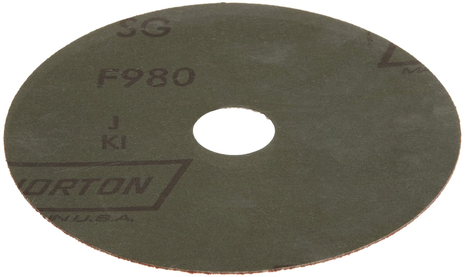 Norton SG Blaze F980 Abrasive Disc, Fiber Backing, Ceramic Aluminum Oxide, 7/8' Arbor, 5' Diameter, Grit 120 (Pack of 25)