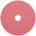 PFERD 40708 Combiclick Fibre Disc, Ceramic Oxide CO, 5' Diameter, 12200 RPM, 80 Grit (Pack of 25)