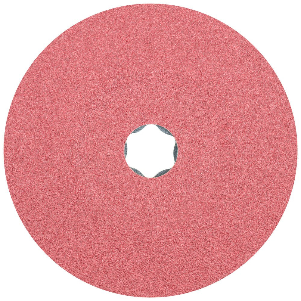 PFERD 40708 Combiclick Fibre Disc, Ceramic Oxide CO, 5' Diameter, 12200 RPM, 80 Grit (Pack of 25)