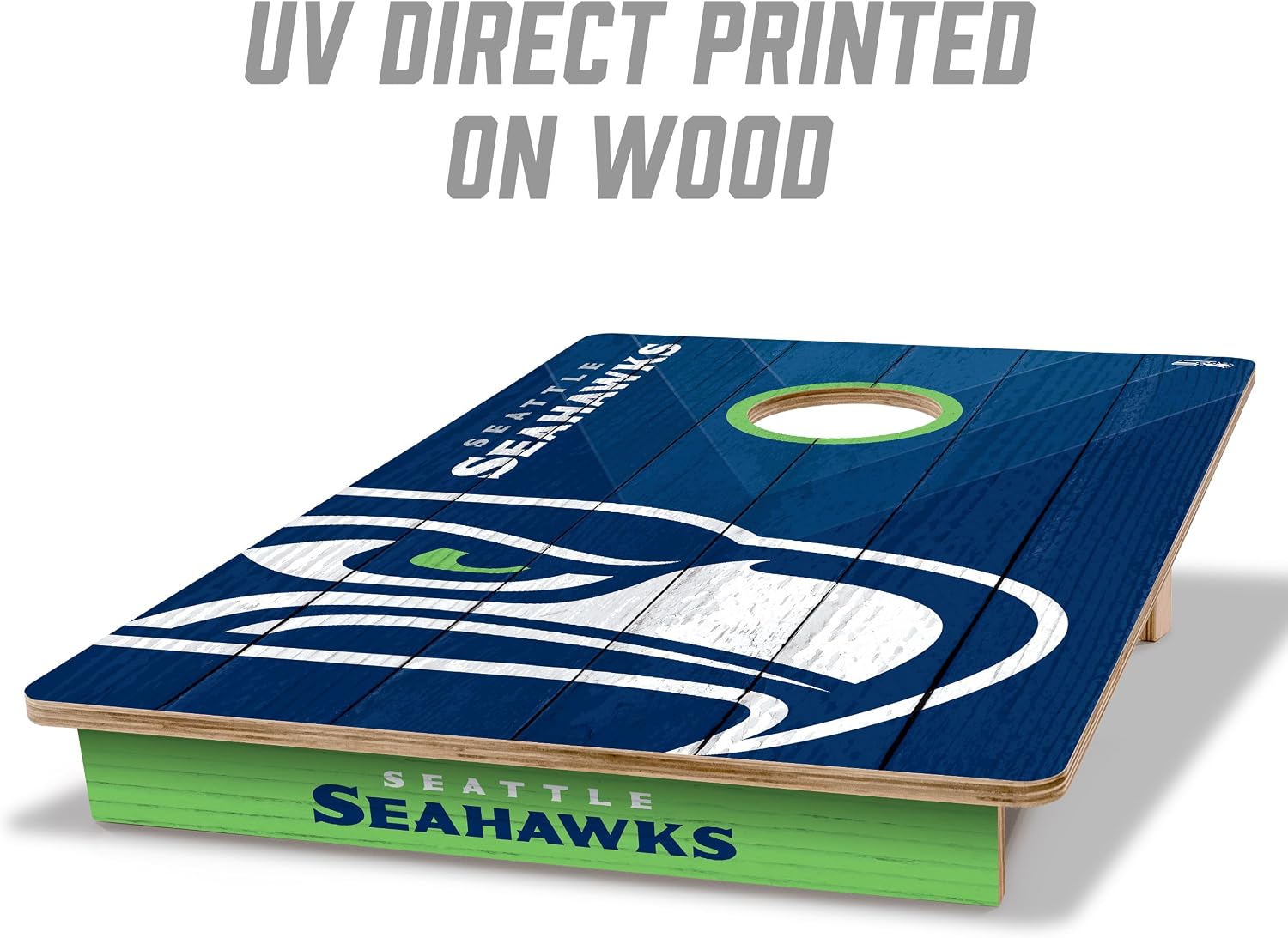 YouTheFan NFL 2' x 3' Wood Cornhole Game with Logo Bags