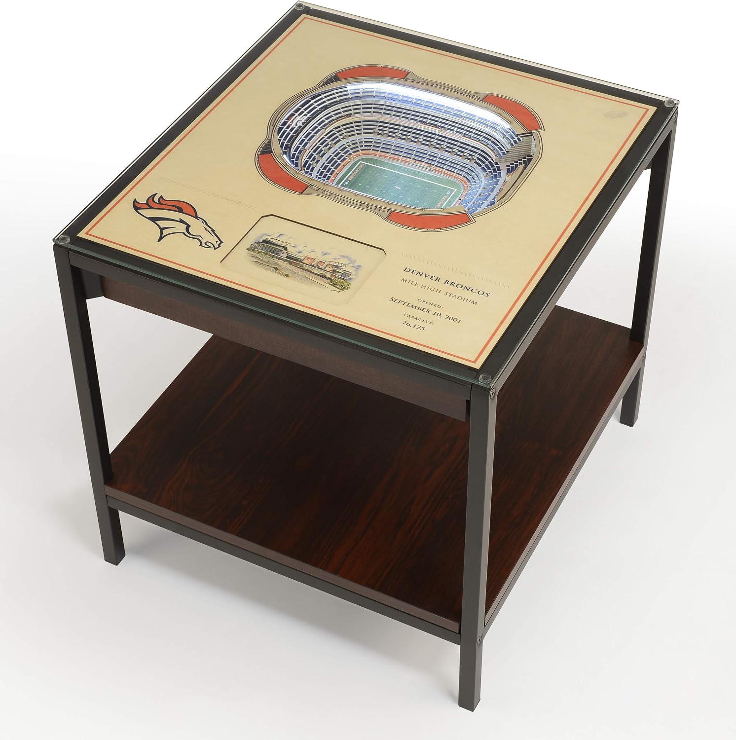 YouTheFan NFL 25-Layer StadiumViews Lighted End Table